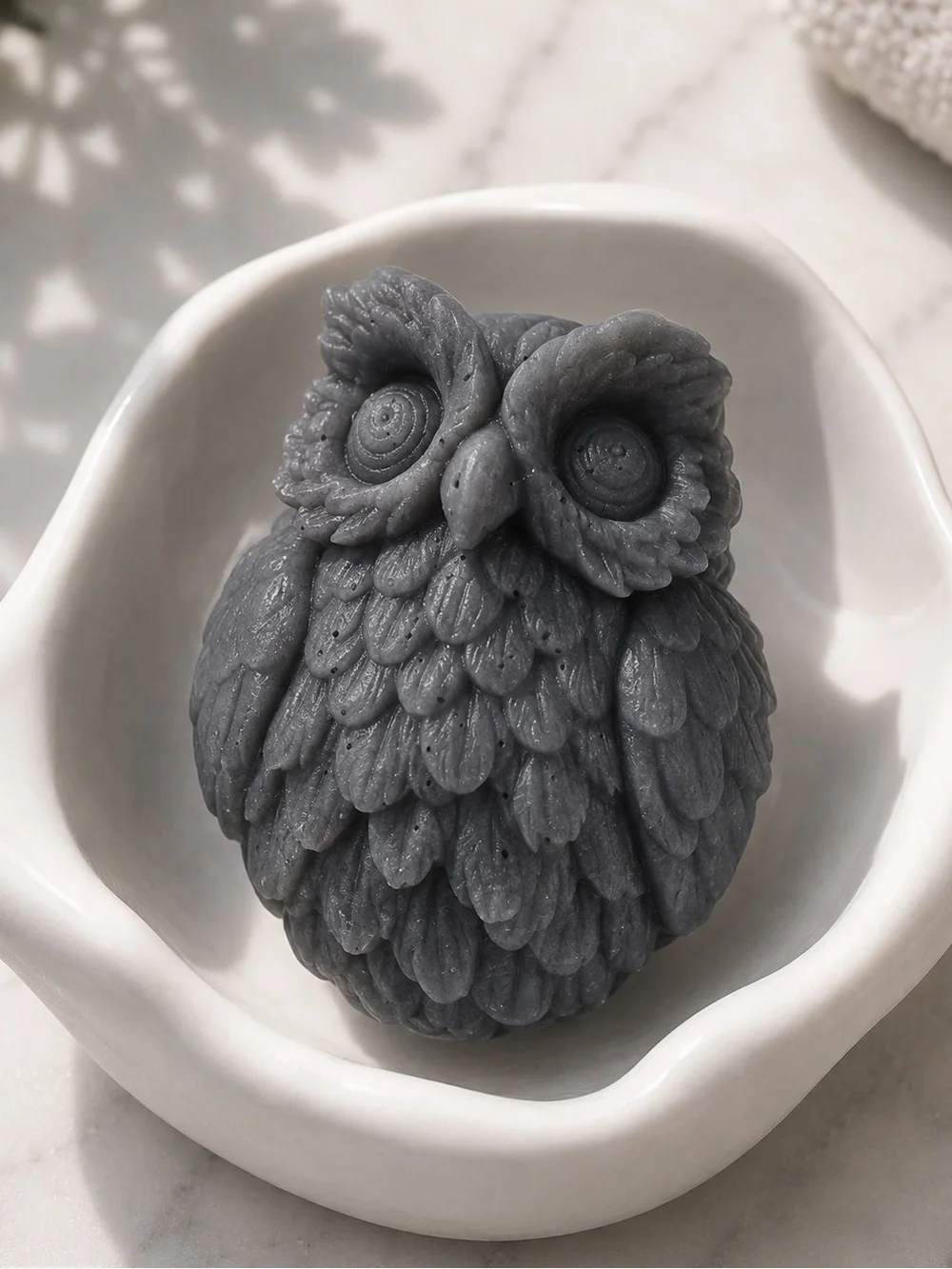 Strawberry lavender SOAP owl handmade 3x2in 4oz shea butter & coconut oil based
